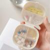Portable Pill Organizer - Weekly 7 Compartment - Tablet Planner with Locking Lid view 2