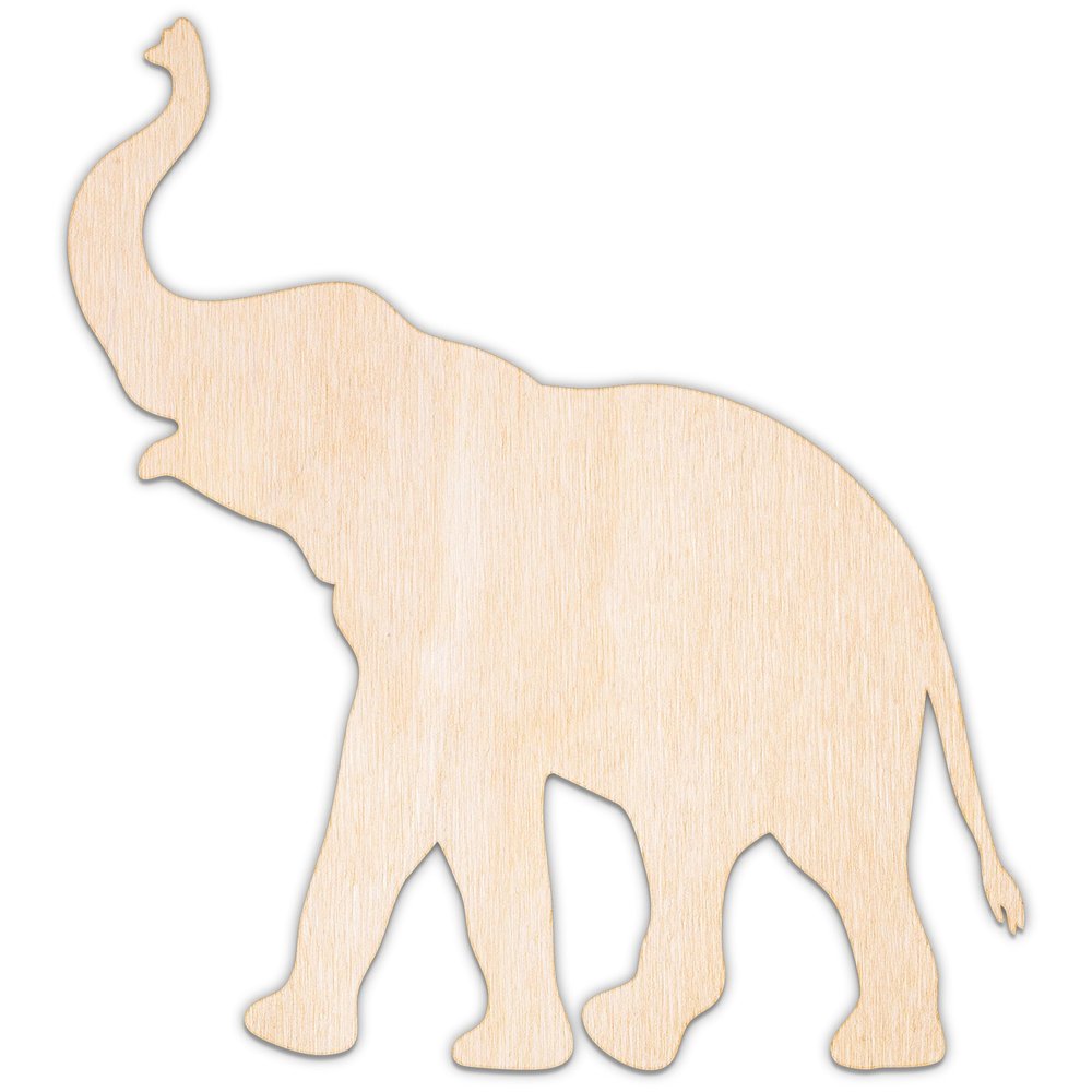 Creative Deco Personalized Wooden Animals | Elephant | 5-100 cm