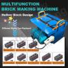 Electric Concrete Block Machine, 30 Blocks/Hour, 8 Molds, H5 view 2
