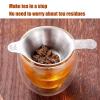 Tea Strainer and Bowl - Long Handle and Stand view 4