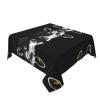 Black and White Cow-Print Tablecloth, Soft, Wrinkle-Resistant, Machine-Washable, 140 cm view 2