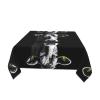 Black and White Cow-Print Tablecloth, Soft, Wrinkle-Resistant, Machine-Washable, 140 cm view 3