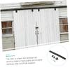 SHINEOFI American-Style Barn Door Damper, POM, No-Drill Installation view 3