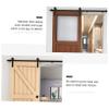 SHINEOFI American-Style Barn Door Damper, POM, No-Drill Installation view 4