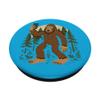 Bigfoot in a Forest, Selfie, Good Morning Adhesive PopGrip view 2
