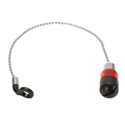 Alomejor Carp Fishing Bite Indicator with Phosphorescent Tensioner and Soft Chain, Red