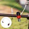 Alomejor Carp Fishing Bite Indicator with Phosphorescent Tensioner and Soft Chain, Red view 3