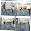 Uonlytech 6-Piece Removable Clip Buttons for Jeans view 2