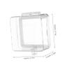 ABOOFAN Transparent ABS Outlet Cover for Bathrooms and Indoor Use view 2