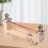 Multifunctional Wooden Bracelet Jig for Braiding, Weaving, and Hand Knitting view 2