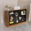 Reception Desk with Lockable Drawer and Pegboard, 100 cm Wide view 1