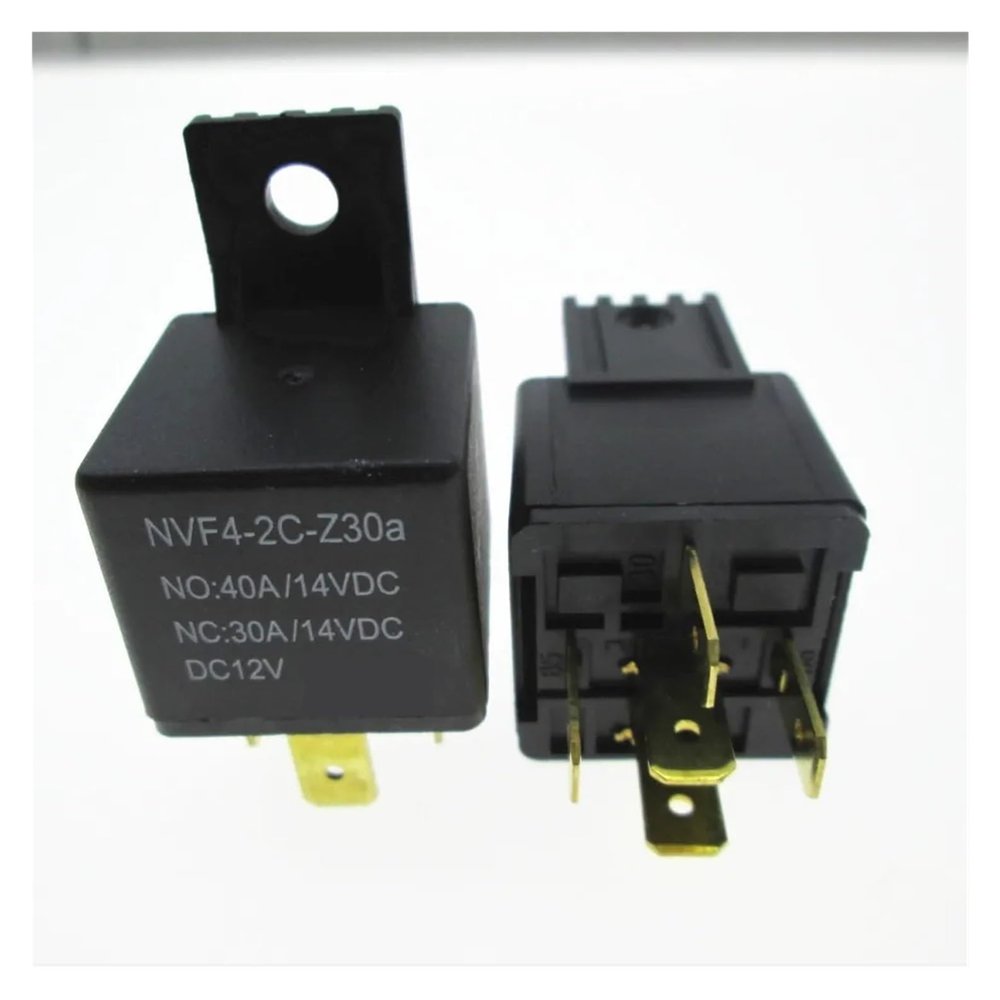 VWWJCCRO 5pcs 12V Relay NVF4-2C-Z30a-DC12V, 40A, DIP4