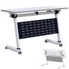Yqyc Folding Mobile Conference Table with Casters, 55 x 24 x 30 in view 1