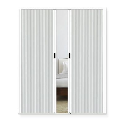 Interior Honeycomb Folding Door, Invisible Design for Large Open Spaces, Easy No-Drill Installation for Kitchen and Bathroom
