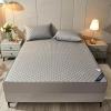 Luxurious Breathable Custom-Size Mattress Cover, Gray, 160 x 190 + 18 cm view 3
