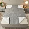 Luxurious Breathable Custom-Size Mattress Cover, Gray, 160 x 190 + 18 cm view 4