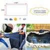 HIFRQVVC Garden Fish Pond Liner Underlay, HDPE Pond Liner, Black, Flexible, Durable, Waterproof, Tear-Resistant (7 × 18 m) view 4