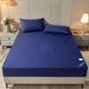 Luxury Breathable Mattress Cover, Customizable Size, Washable Mattress Protector, Blue, 120 x 200 + 25 cm view 3