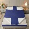 Luxury Breathable Mattress Cover, Customizable Size, Washable Mattress Protector, Blue, 120 x 200 + 25 cm view 4