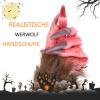 XGOPTS Werewolf Gloves, Plush Horror Wolf Claw Costume Accessories view 3