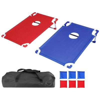 Kids' Cornhole Game Set, Foldable 58 x 51 cm Boards, Includes 8 Bags