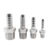 RVBLRDSE 1-Piece 10 mm Hose Barb, 1/2" BSP Male Thread, 304 Stainless Steel High-Pressure Pipe Fitting view 1