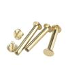 JgYiAngBq Bookbinding Screws, Brass-Plated, M5 x 25 mm, 10 Pieces view 1