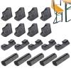 Felt Furniture Leg Protectors, 7.48 x 1.97 x 0.78 in, Anti-Slip view 1