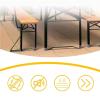 Felt Furniture Leg Protectors, 7.48 x 1.97 x 0.78 in, Anti-Slip view 2