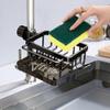 Aluminum Kitchen Sink Faucet Organizer with Detachable Sponge Holder view 2