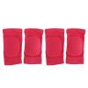 EVTSCAN 2 Pairs High-Elasticity Breathable Knee Sleeves for Ice Hockey, Skating, and Running, Rose Red (XS) view 1