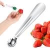 Stainless Steel Strawberry Corer and Fruit Huller view 1