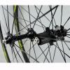 700C Road Bike Wheelset, 40 mm Aluminum Alloy Rims, Flat Spokes, for 23C–32C Tires, Quick Release, Black view 2