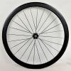 700C Road Bike Wheelset, 40 mm Aluminum Alloy Rims, Flat Spokes, for 23C–32C Tires, Quick Release, Black view 3