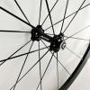 700C Road Bike Wheelset, 40 mm Aluminum Alloy Rims, Flat Spokes, for 23C–32C Tires, Quick Release, Black view 4