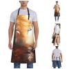 Anceky Autumn Foggy Maple Apron with Pocket, Adjustable, Waterproof, for Women and Men view 2