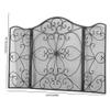 Retro Wrought-Iron Fireplace Safety Screen view 3