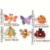 3D Insect Refrigerator Magnets, Set of 6 view 3