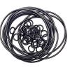 Fluoroelastomer Rubber O-Rings, Metric, Black, 5,611.2 mm × 9,214.8 mm × 1.8 mm, 20 pcs (8 mm × 11.6 mm × 1.8 mm) view 3