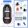 Pounjsd 360 cm Inflatable Fishing Kayak for 8–10 People with Aluminum Oars and Pump view 2