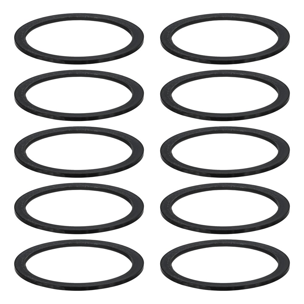 OTOTEC 10-Piece Carbon Fiber Bicycle Headset Spacer Set, 1 1/8-Inch