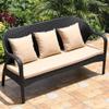 8 cm Waterproof Bench Cushion, Dark Blue, 140 x 30 x 8 cm view 2