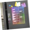 FUNOMOCYA Magnetic Acrylic Dry-Erase Refrigerator Weekly Planner view 2