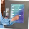 FUNOMOCYA Magnetic Acrylic Dry-Erase Refrigerator Weekly Planner view 4
