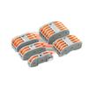 50-Piece Mini Fast Cable Connector Terminal Block 222, Universal Compact Push-In Spring Wire Connector (221-T) view 1