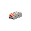 50-Piece Mini Fast Cable Connector Terminal Block 222, Universal Compact Push-In Spring Wire Connector (221-T) view 3