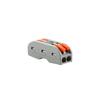 50-Piece Mini Fast Cable Connector Terminal Block 222, Universal Compact Push-In Spring Wire Connector (221-T) view 4