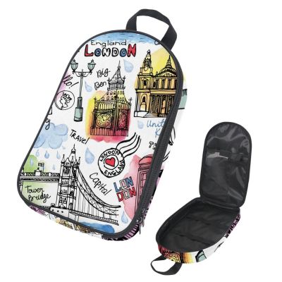 VAPOKF London Architecture Camping Utensil Organizer Bag