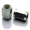 POLBERIS 3/4" Steel Hydraulic Hex Adapter Nut, Zinc-Plated, Metric Thread view 1