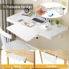 HAVVMK Desk Extension Tray, 52 x 25 cm Armrest Support, 90° Folding Keyboard Tray, Clamp-On view 2